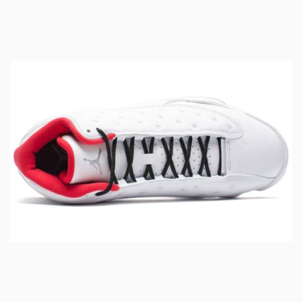 Nike Retro History of Flight Koripallokengät Miesten Air Jordan 13 Valkoinen Punainen | JD-162YG