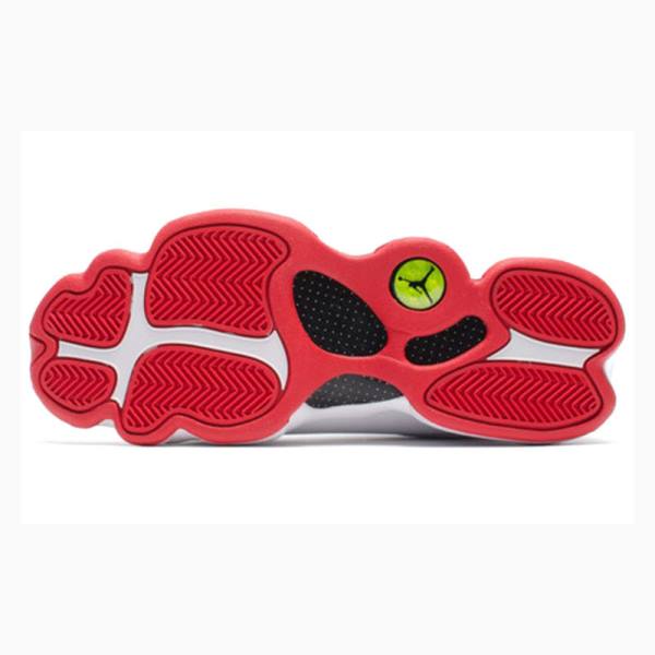 Nike Retro History of Flight Koripallokengät Miesten Air Jordan 13 Valkoinen Punainen | JD-162YG