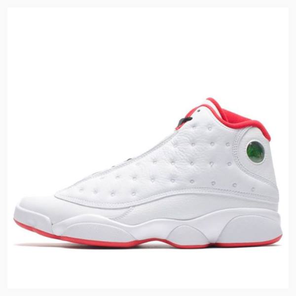 Nike Retro History of Flight Koripallokengät Miesten Air Jordan 13 Valkoinen Punainen | JD-162YG