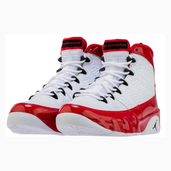 Nike Retro Koripallokengät Miesten Air Jordan 9 Valkoinen Punainen | JD-137KR
