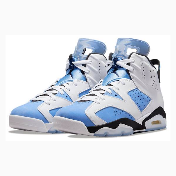 Nike Retro Koripallokengät Miesten Air Jordan 6 Valkoinen Sininen | JD-276SU