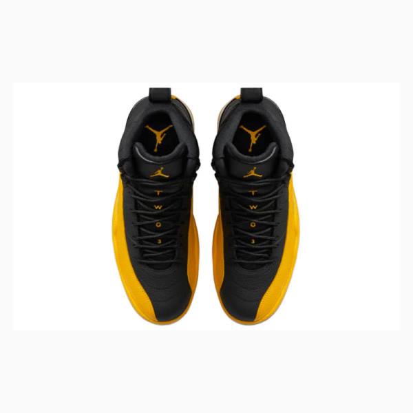 Nike Retro Koripallokengät Miesten Air Jordan 12 Kultaiset Mustat | JD-401WY