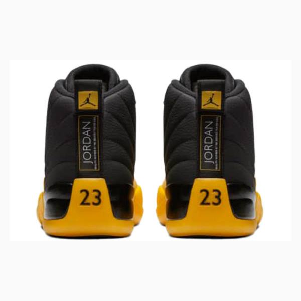 Nike Retro Koripallokengät Miesten Air Jordan 12 Kultaiset Mustat | JD-401WY