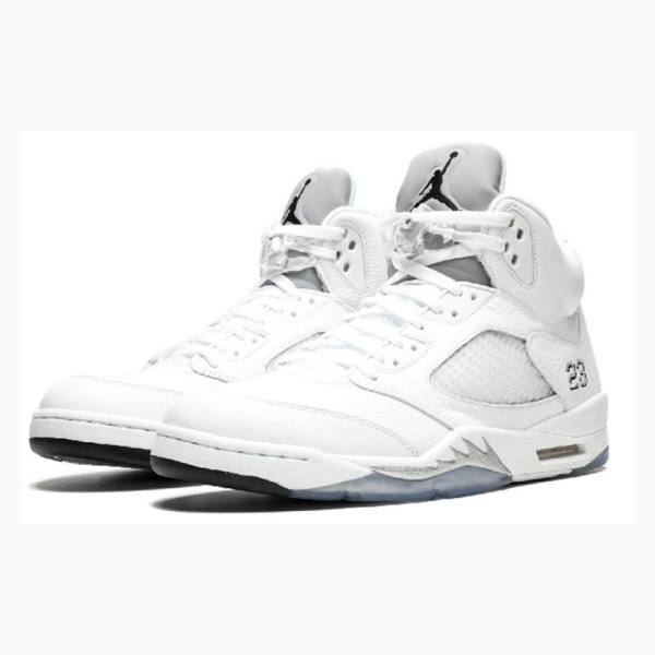 Nike Retro Koripallokengät Miesten Air Jordan 5 Valkoinen | JD-634TK