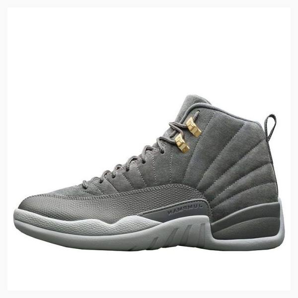 Nike Retro Koripallokengät Miesten Air Jordan 12 Tummanharmaat | JD-843YP