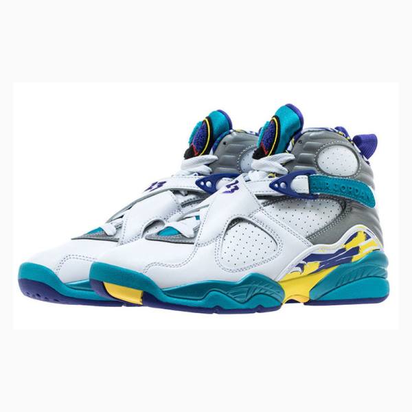 Nike Retro Koripallokengät Naisten Air Jordan 8 Valkoinen | JD-041HV