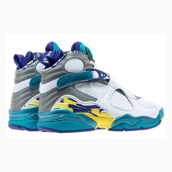 Nike Retro Koripallokengät Naisten Air Jordan 8 Valkoinen | JD-041HV