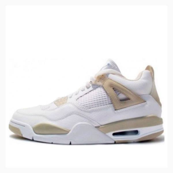Nike Retro Koripallokengät Naisten Air Jordan 4 Valkoinen Beige | JD-061QP