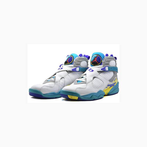Nike Retro Koripallokengät Naisten Air Jordan 8 Valkoinen Sininen | JD-168IJ