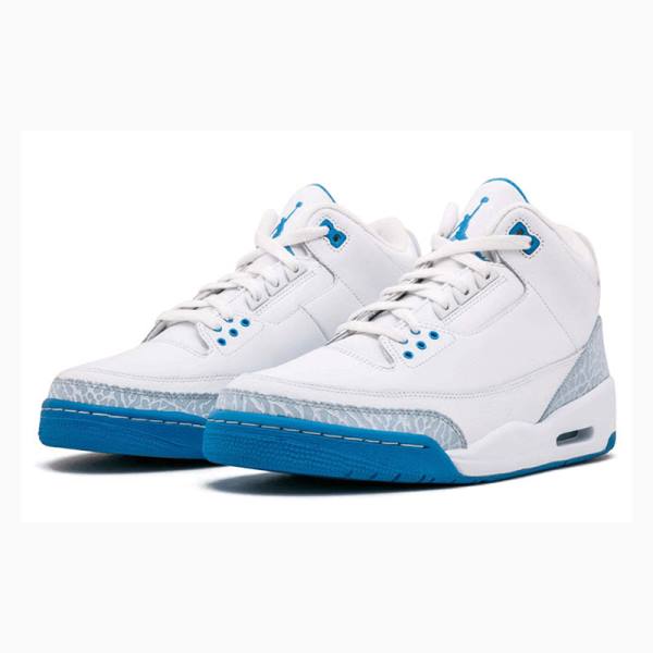 Nike Retro Koripallokengät Naisten Air Jordan 3 Valkoinen Sininen | JD-376EZ