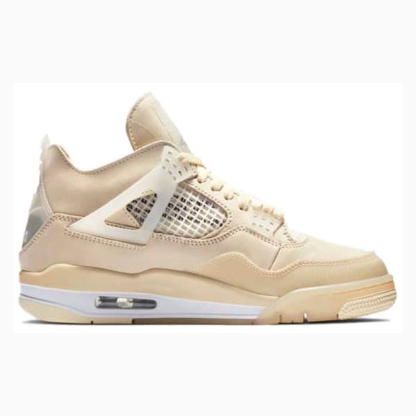 Nike Retro Koripallokengät Naisten Air Jordan 4 Valkoinen | JD-457DW
