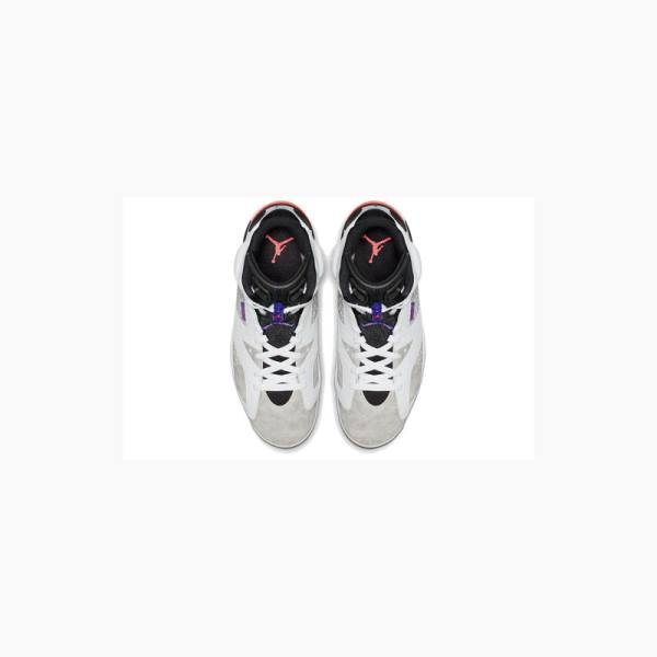 Nike Retro LTR Flint Koripallokengät Miesten Air Jordan 6 Valkoinen Harmaat Mustat | JD-809DV