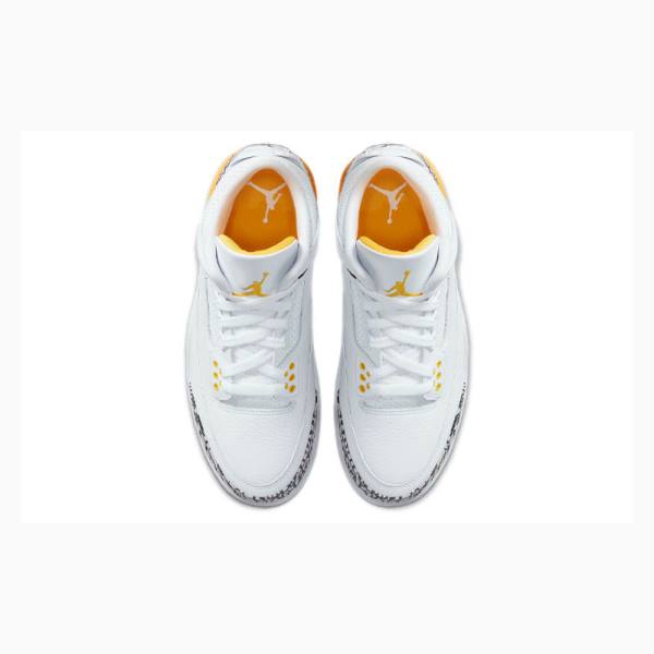 Nike Retro Laser Koripallokengät Naisten Air Jordan 3 Valkoinen Oranssi | JD-564VO