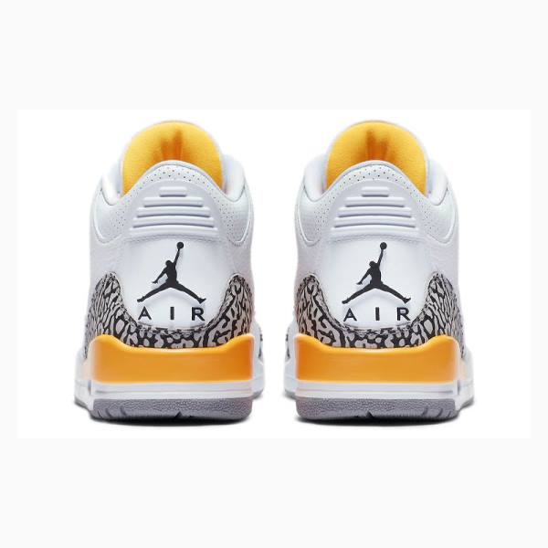 Nike Retro Laser Koripallokengät Naisten Air Jordan 3 Valkoinen Oranssi | JD-564VO