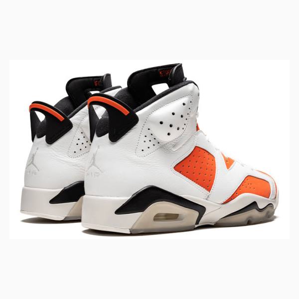 Nike Retro Like Mike - Gatorade Koripallokengät Miesten Air Jordan 6 Valkoinen Oranssi | JD-315MP