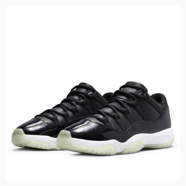 Nike Retro Low 72-10 Tennarit Miesten Air Jordan 11 Mustat | JD-803ZW