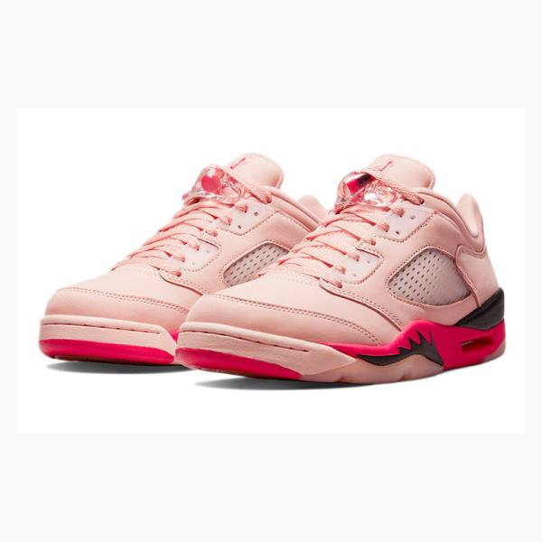 Nike Retro Low Arctic Tennarit Naisten Air Jordan 5 Pinkki Punainen | JD-451KZ