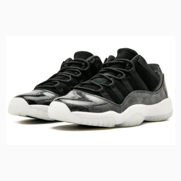Nike Retro Low Barons Tennarit Miesten Air Jordan 11 Mustat | JD-293QG