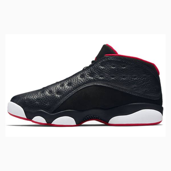 Nike Retro Low Bred Tennarit Miesten Air Jordan 13 Mustat Punainen | JD-579JK