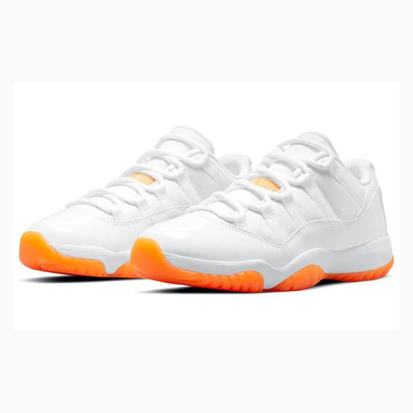 Nike Retro Low Bright Citrus Tennarit Naisten Air Jordan 11 Valkoinen Oranssi | JD-103VD