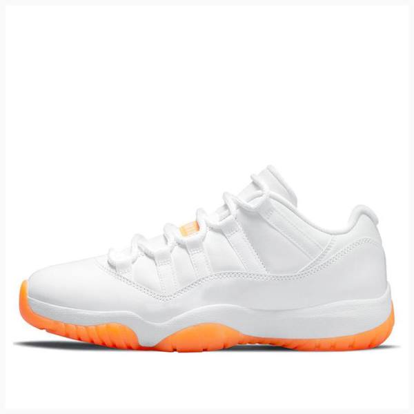 Nike Retro Low Bright Citrus Tennarit Naisten Air Jordan 11 Valkoinen Oranssi | JD-103VD