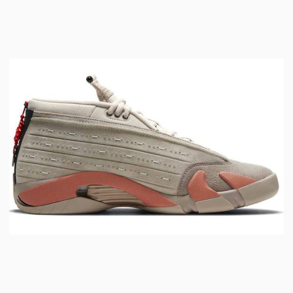 Nike Retro Low CLOT Terra Blush Tennarit Miesten Air Jordan 14 Harmaat Oranssi | JD-173ID