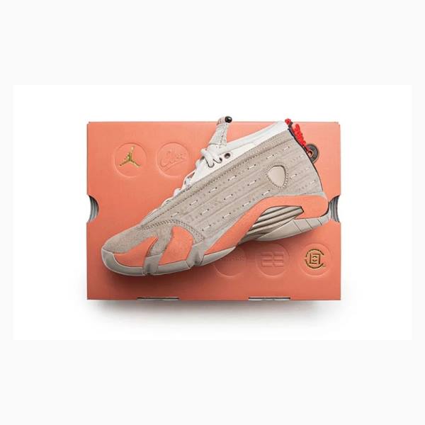 Nike Retro Low CLOT Terra Blush Tennarit Miesten Air Jordan 14 Harmaat Oranssi | JD-173ID