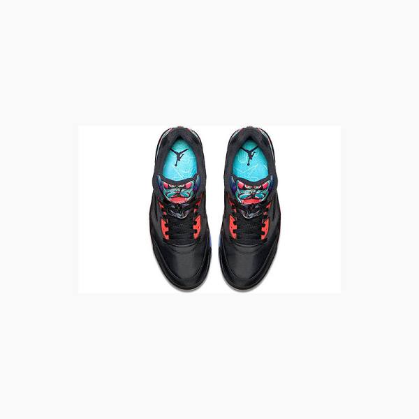 Nike Retro Low CNY Chinese New Year Tennarit Miesten Air Jordan 5 Mustat Monivärinen | JD-164NH