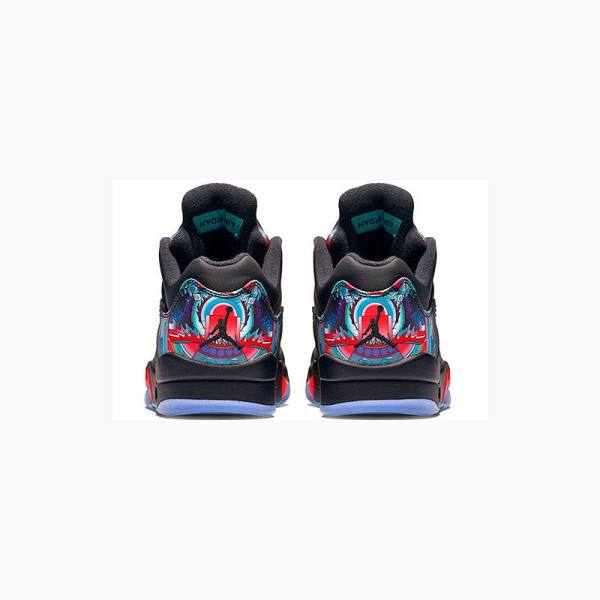 Nike Retro Low CNY Chinese New Year Tennarit Miesten Air Jordan 5 Mustat Monivärinen | JD-164NH