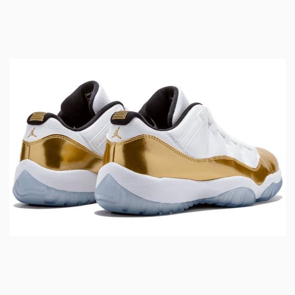 Nike Retro Low Closing Ceremony Tennarit Miesten Air Jordan 11 Valkoinen Kultaiset | JD-961ZE