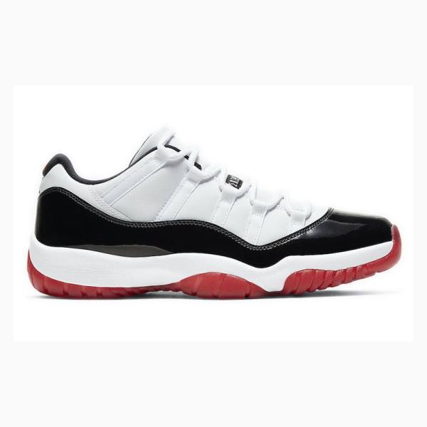 Nike Retro Low Concord Bred Tennarit Miesten Air Jordan 11 Valkoinen Mustat Punainen | JD-758NL