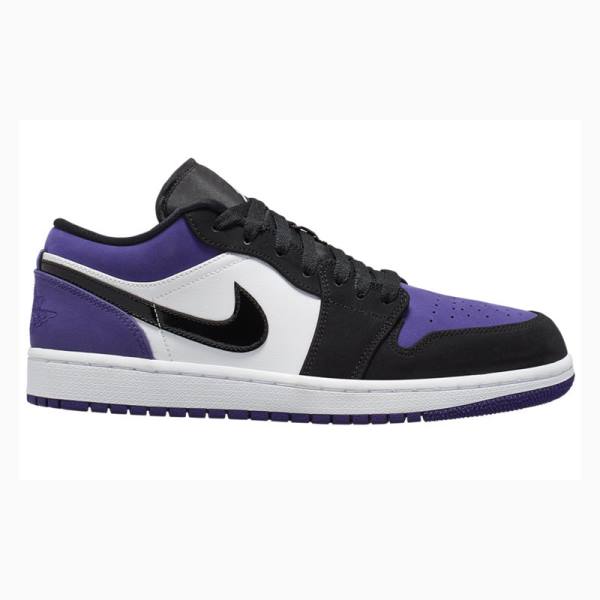 Nike Retro Low Court Tennarit Miesten Air Jordan 1 Violetit | JD-641GF