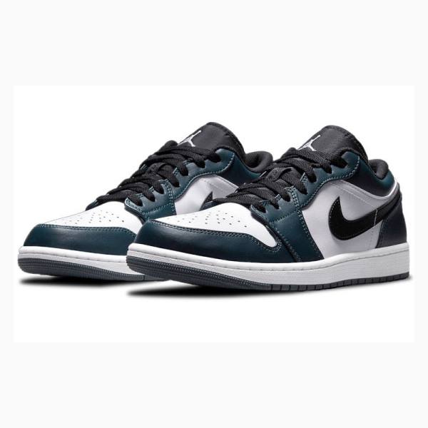 Nike Retro Low Dark Teal Tennarit Miesten Air Jordan 1 Oliivinvihreä | JD-034PN