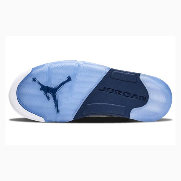 Nike Retro Low Dunk From Above Tennarit Miesten Air Jordan 5 Valkoinen Laivastonsininen | JD-479VJ