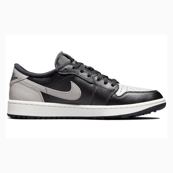 Nike Retro Low Golf Shadow Tennarit Miesten Air Jordan 1 Mustat Valkoinen Harmaat | JD-045MS