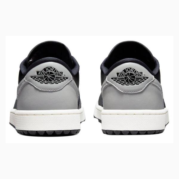 Nike Retro Low Golf Shadow Tennarit Miesten Air Jordan 1 Mustat Valkoinen Harmaat | JD-045MS