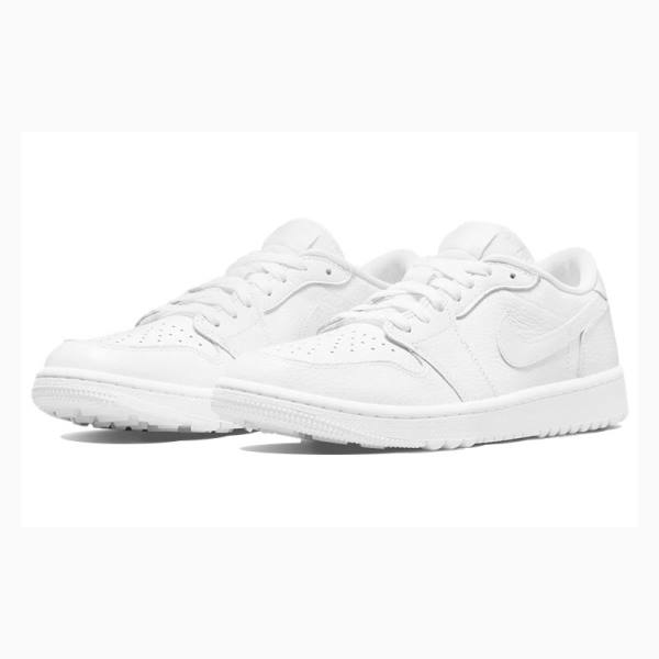 Nike Retro Low Golf Tennarit Miesten Air Jordan 1 Valkoinen | JD-159GM