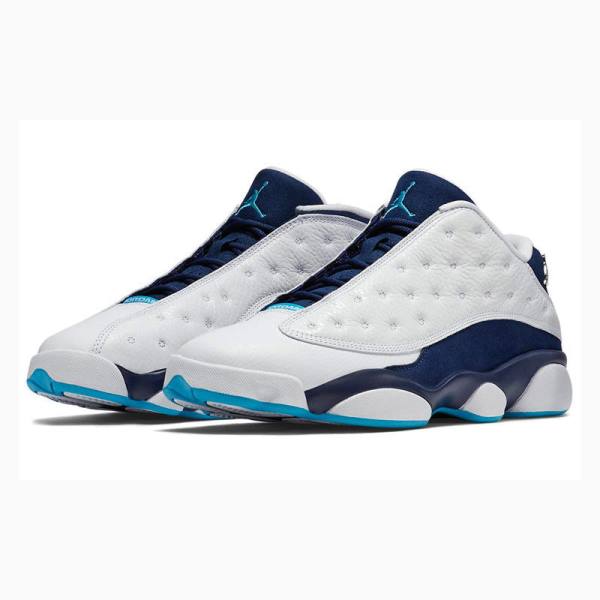 Nike Retro Low Hornets Tennarit Miesten Air Jordan 13 Valkoinen Laivastonsininen | JD-675VP