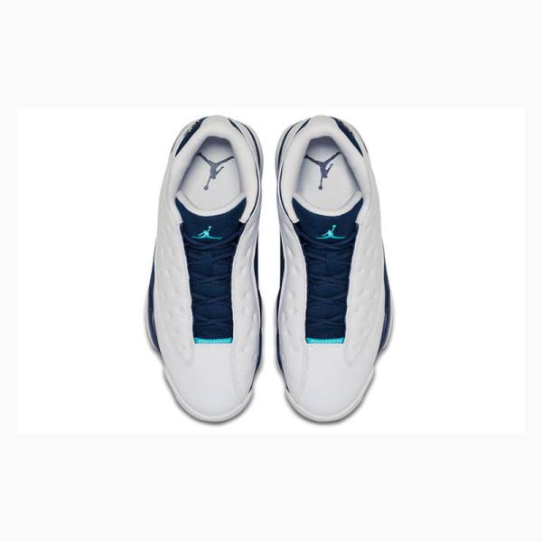 Nike Retro Low Hornets Tennarit Miesten Air Jordan 13 Valkoinen Laivastonsininen | JD-675VP