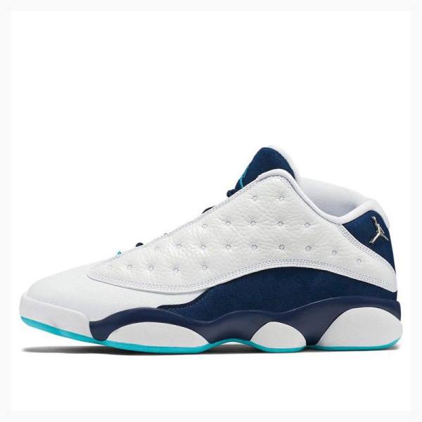 Nike Retro Low Hornets Tennarit Miesten Air Jordan 13 Valkoinen Laivastonsininen | JD-675VP