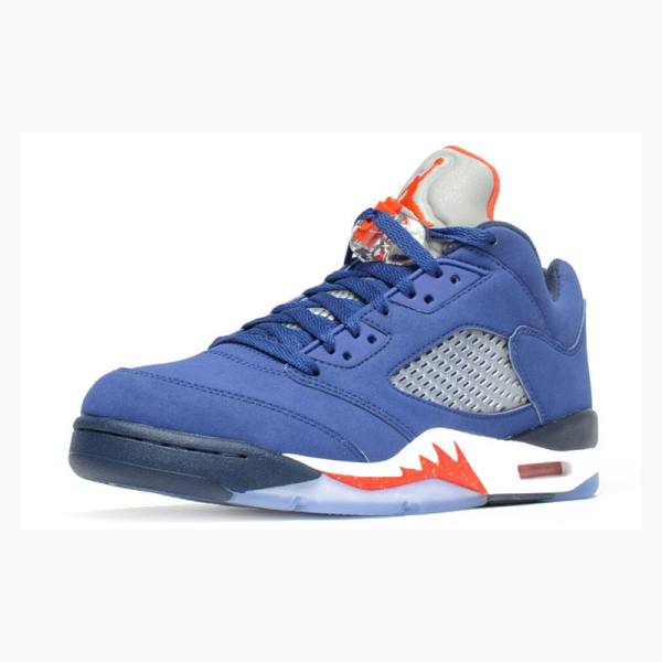 Nike Retro Low Knicks Tennarit Miesten Air Jordan 5 Sininen | JD-850YB