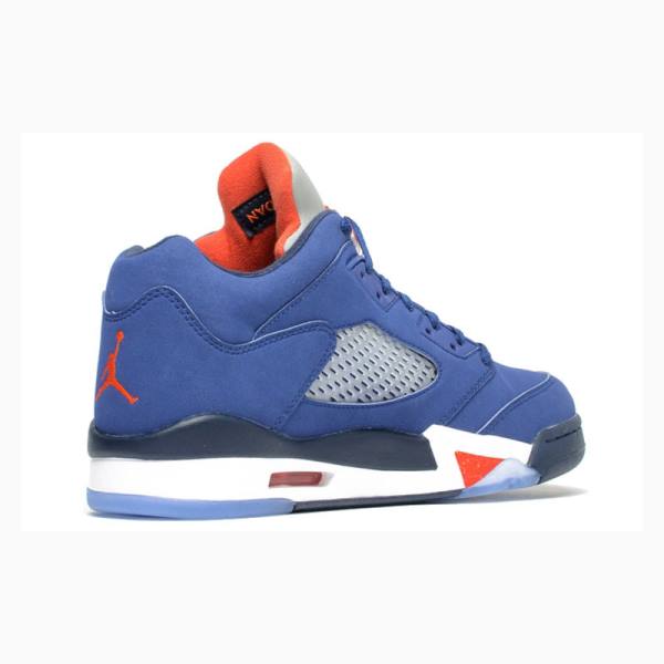 Nike Retro Low Knicks Tennarit Miesten Air Jordan 5 Sininen | JD-850YB