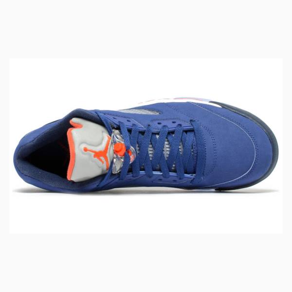 Nike Retro Low Knicks Tennarit Miesten Air Jordan 5 Sininen | JD-850YB