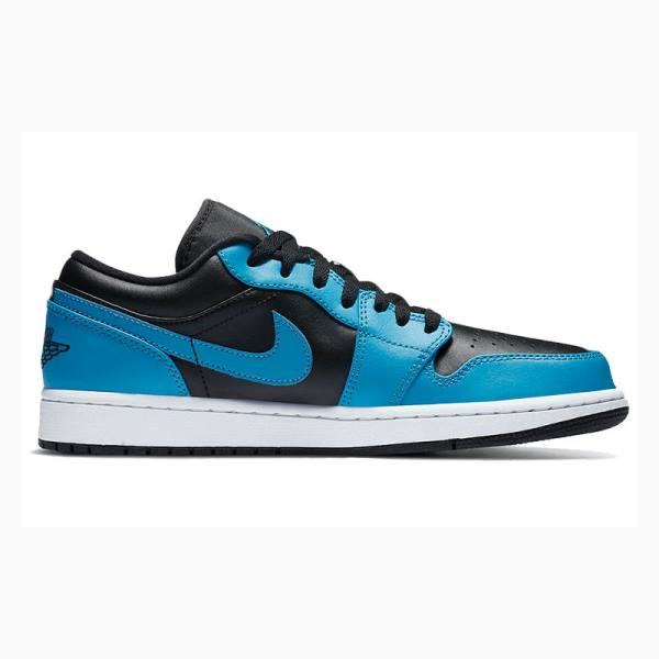Nike Retro Low Laser Tennarit Miesten Air Jordan 1 Sininen Mustat | JD-721SJ