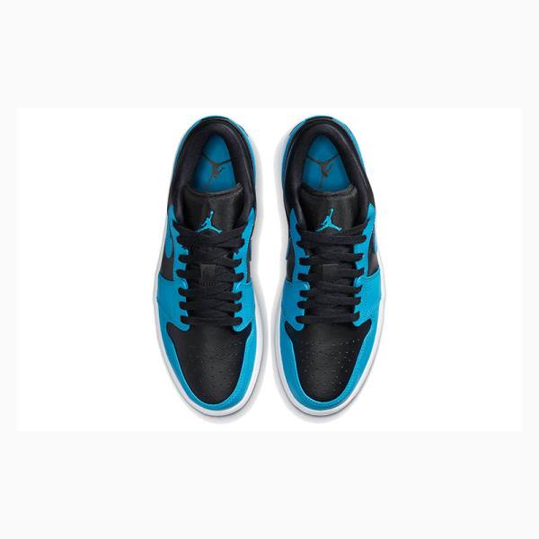 Nike Retro Low Laser Tennarit Miesten Air Jordan 1 Sininen Mustat | JD-721SJ