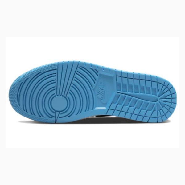 Nike Retro Low OG UNC Tennarit Naisten Air Jordan 1 Mustat Valkoinen Sininen | JD-608IC