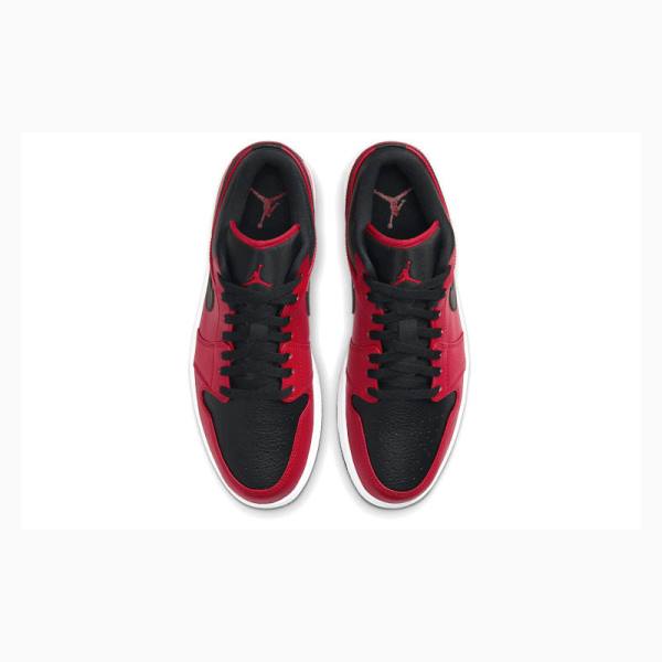 Nike Retro Low Reverse Bred Tennarit Miesten Air Jordan 1 Punainen Mustat | JD-653HZ