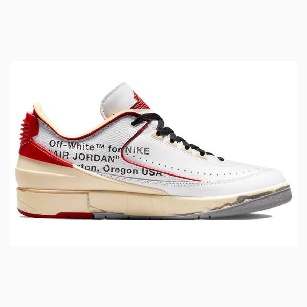 Nike Retro Low SP Tennarit Miesten Air Jordan 2 Valkoinen Punainen | JD-379KN