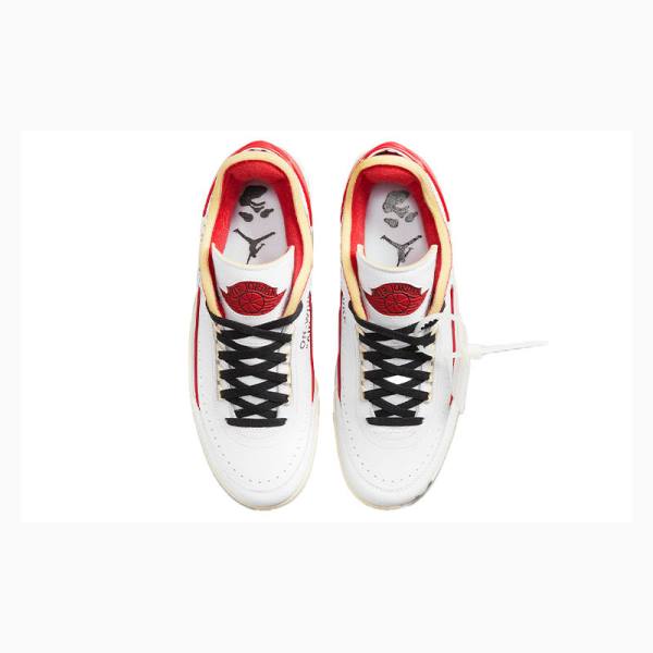 Nike Retro Low SP Tennarit Miesten Air Jordan 2 Valkoinen Punainen | JD-379KN