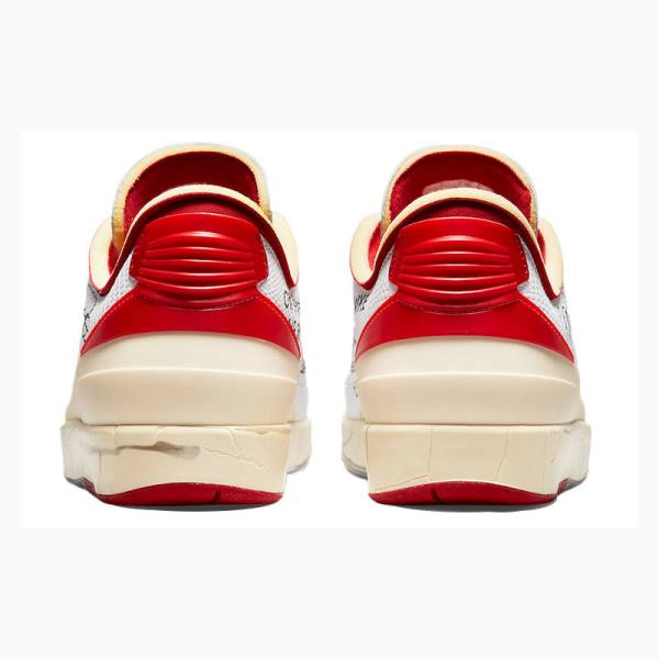 Nike Retro Low SP Tennarit Miesten Air Jordan 2 Valkoinen Punainen | JD-379KN